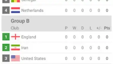 Screenshot von Live Scores for World Cup 2022 7