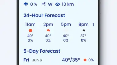 Screenshot von live weather checker 2