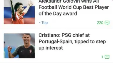 Screenshot von All Football - News & Scores 5