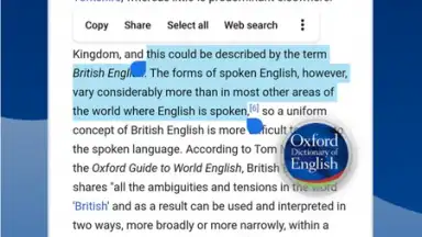 Screenshot von Oxford Dictionary 4