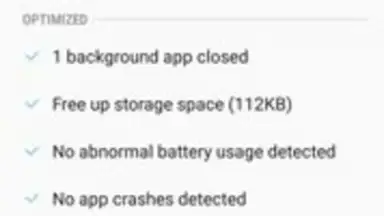 Screenshot von Samsung Device Maintenance 2