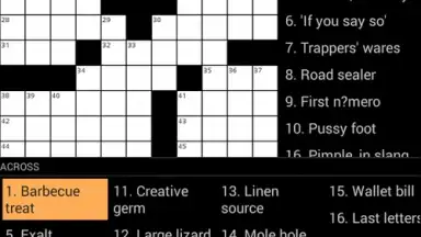 Screenshot von Crossword Puzzle 2