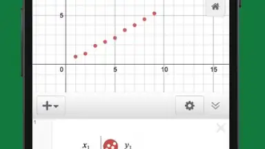 Screenshot von Desmos 4