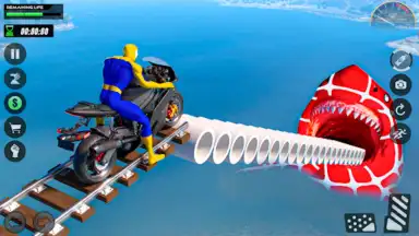 Screenshot von Mega Ramp Stunt - Bike Games 2
