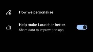 Screenshot von Microsoft Launcher 25