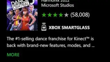 Screenshot von Xbox SmartGlass 3