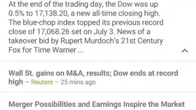 Screenshot von Google News and Weather 3