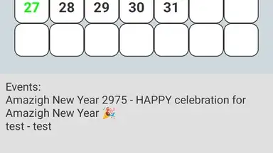 Screenshot von Amazing Calendar 1