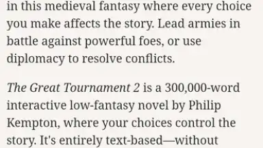 Screenshot von Great Tournament 2 8