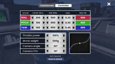 Screenshot von FeelFPV 6