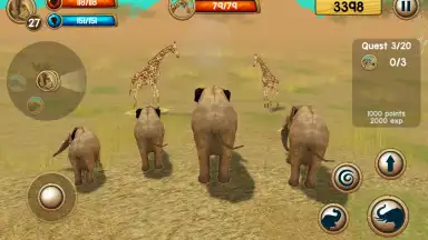 Screenshot von Wild Elephant Sim 3D 4