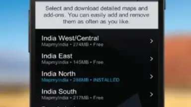 Screenshot von NaviMaps 7