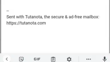 Screenshot von Tuta 2