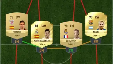 Screenshot von FUT 17 DRAFT 4