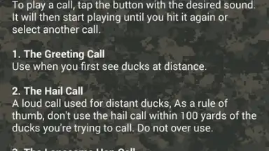 Screenshot von Duck Hunting Calls 1