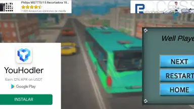 Screenshot von City Coach Bus Simulator 3D: New Bus Games Free 6