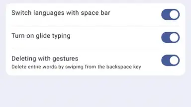 Screenshot von Yandex Keyboard 6