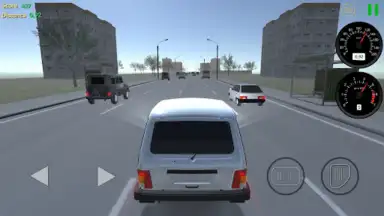 Screenshot von Русские тачки: шашки по городу 7