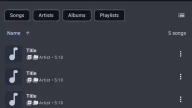 Screenshot von OuterTune 19