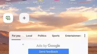 Screenshot von Opera Browser 12
