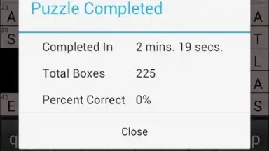 Screenshot von Crossword Puzzle 7