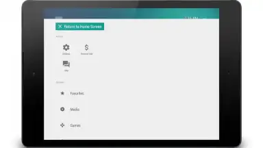 Screenshot von TVLauncher 1