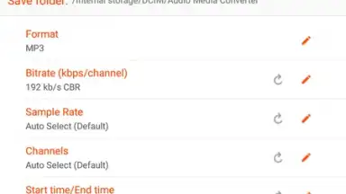 Screenshot von Audio Converter 4
