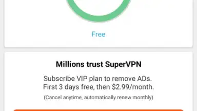Screenshot von SuperVPN Fast VPN Client 6