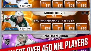 Screenshot von NHL SuperCard 11
