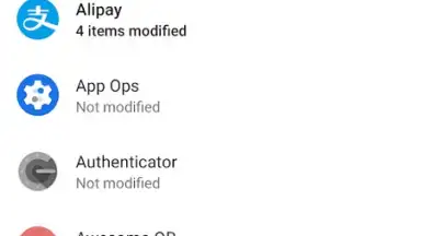 Screenshot von App Ops 2