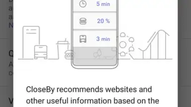 Screenshot von Samsung Internet Beta 3