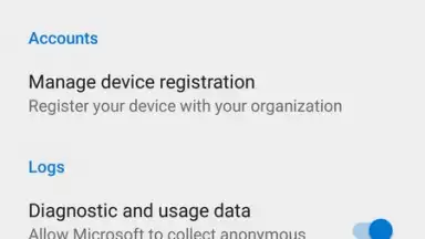 Screenshot von Microsoft Authenticator 4