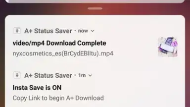 Screenshot von A+ Status Saver 1
