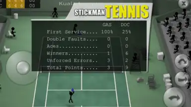 Screenshot von Stickman Tennis 4