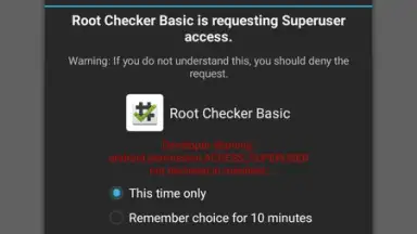 Screenshot von Root Checker 5