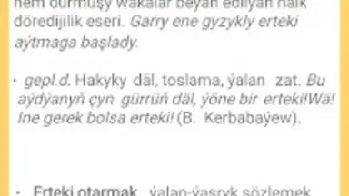 Screenshot von Hazyna sözlük 1