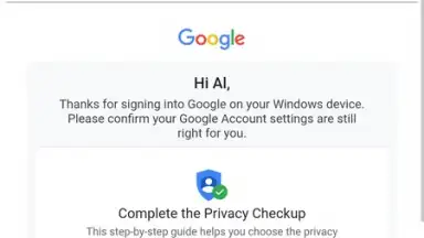 Screenshot von BlueMail 3