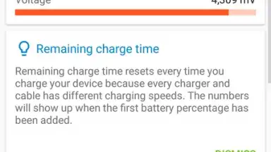 Screenshot von AccuBattery 2