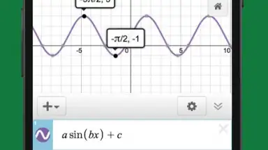 Screenshot von Desmos 3