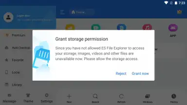 Screenshot von ES File Explorer 6