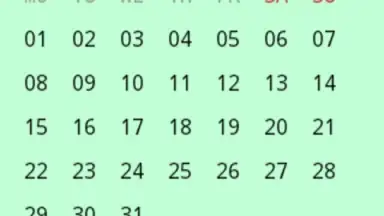 Screenshot von Easy Calendar 1