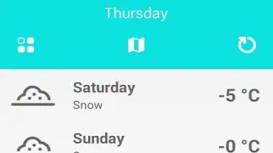 Screenshot von ForecastWeather 4