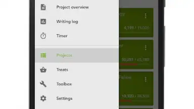 Screenshot von Writeometer 3