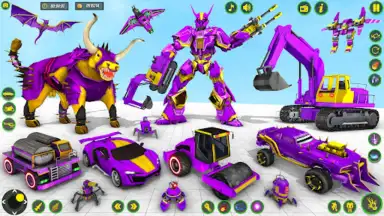 Screenshot von Bull Robot Car Game: Robot Game 1