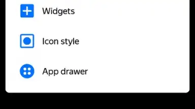 Screenshot von Yandex Launcher 4