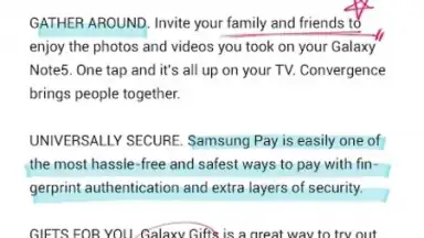 Screenshot von Samsung Write on PDF 1