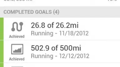 Screenshot von Runkeeper 1