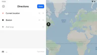 Screenshot von Yandex Maps 8