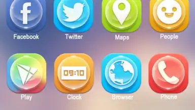 Screenshot von Clean GO Launcher Theme 3