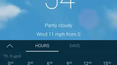 Screenshot von Gismeteo 4